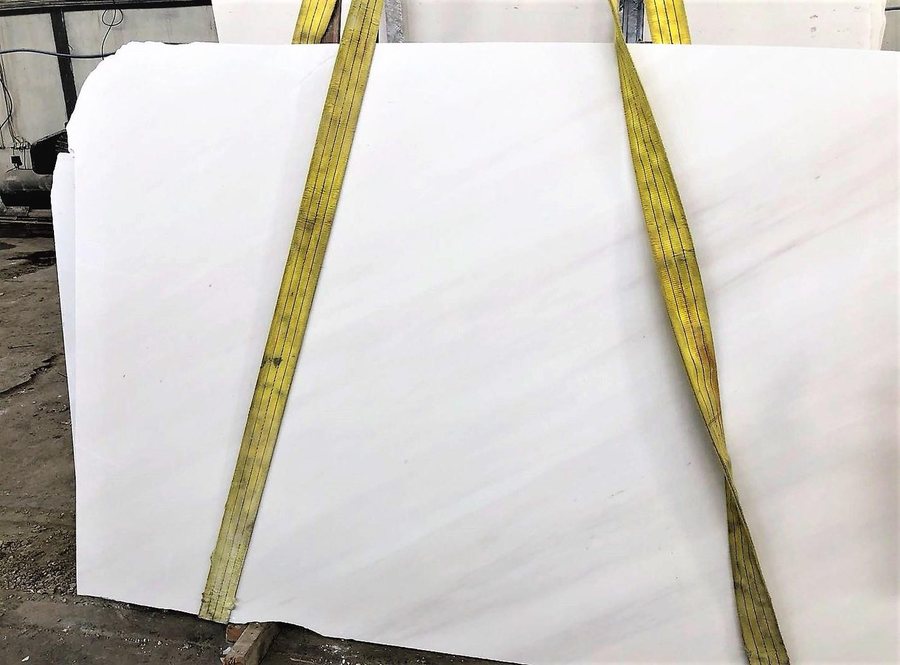 Sivec White, white marble with grey streaks
